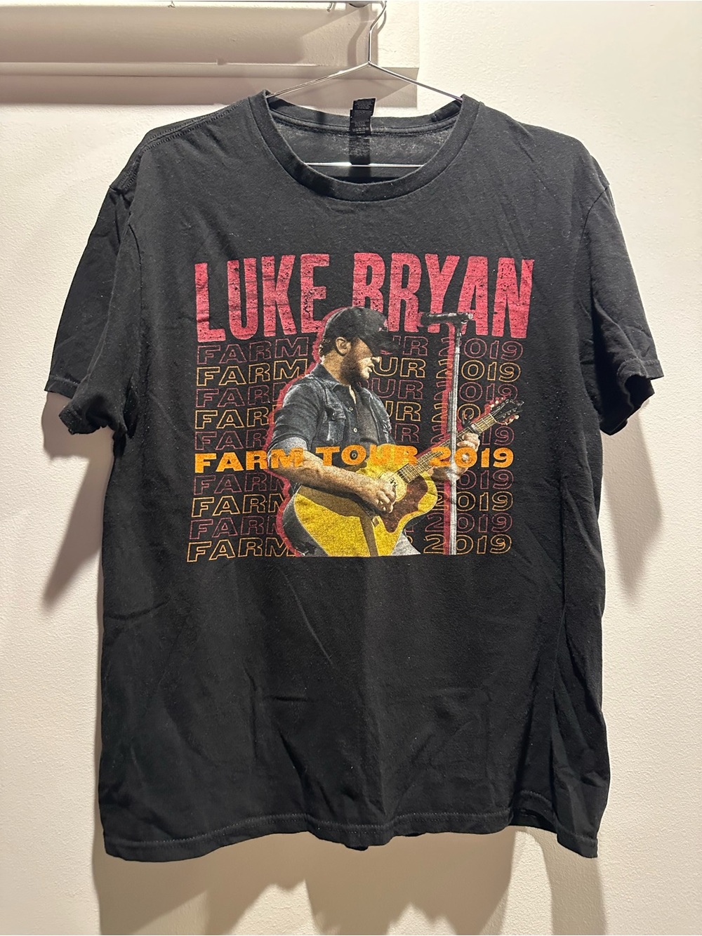 Luke Bryan “Farm Tour 2019” Black Graphic Tour T‑Shirt